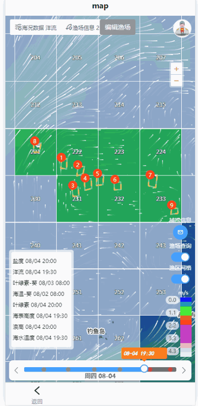 东海鮐鱼渔场预报系统